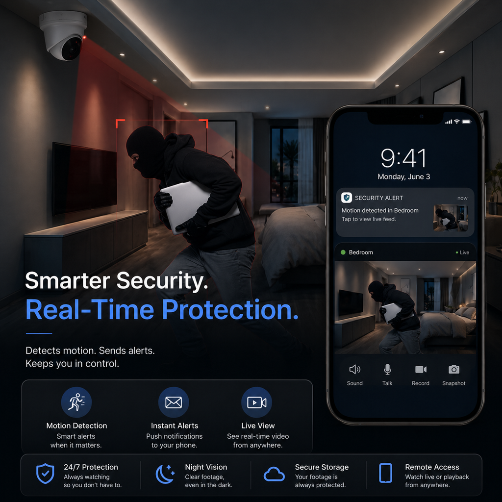 IP WiFi Camera Baby Monitor Home Security Camera