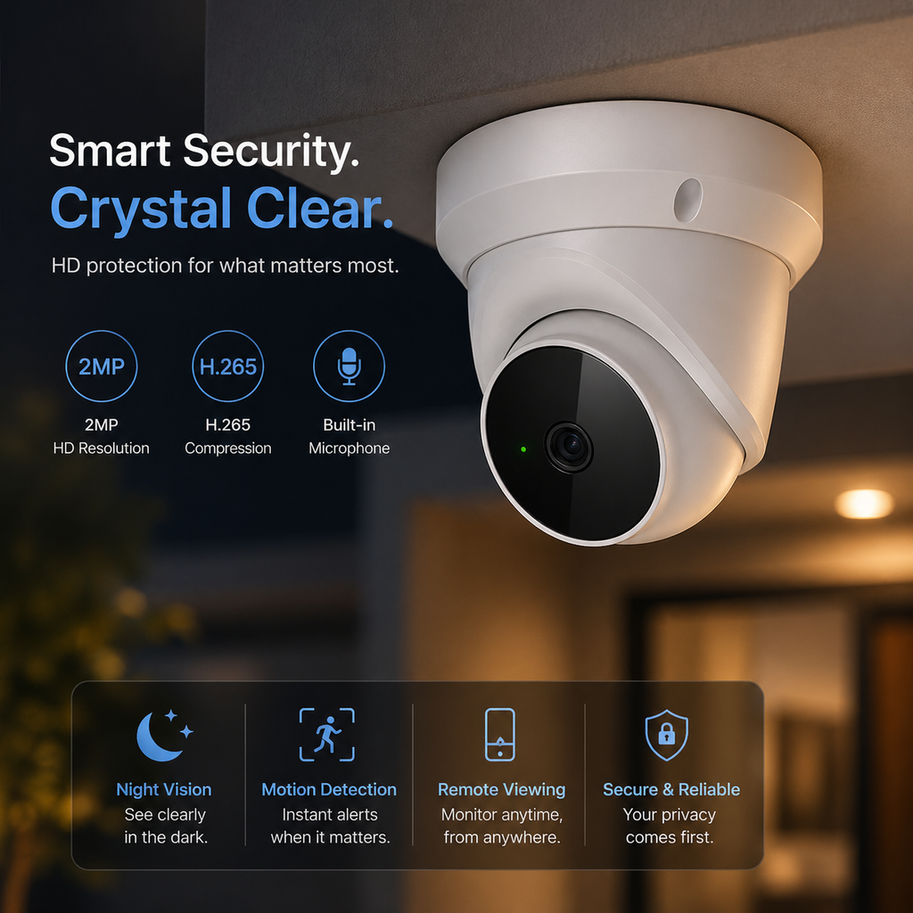 IP WiFi Camera Baby Monitor Home Security Camera