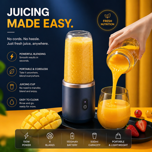 High Quality Twin Gear Portable Juice Blender